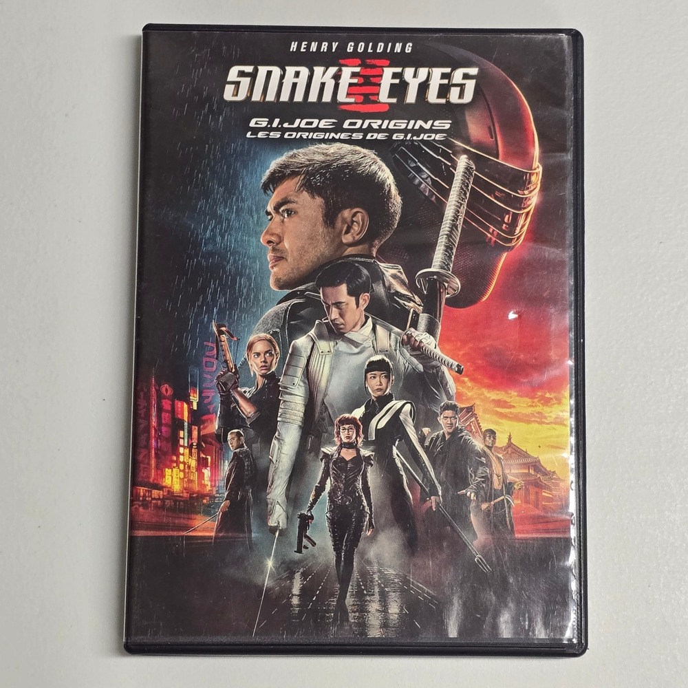 Snake Eyes G.I. Joe Origins DVD Movie Action Ninja Film‎ Henry Golding